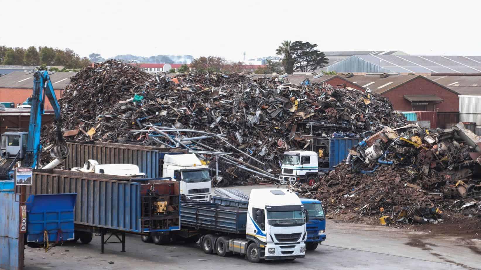 Bãi thu mua phế liệu đồng sắt vụn